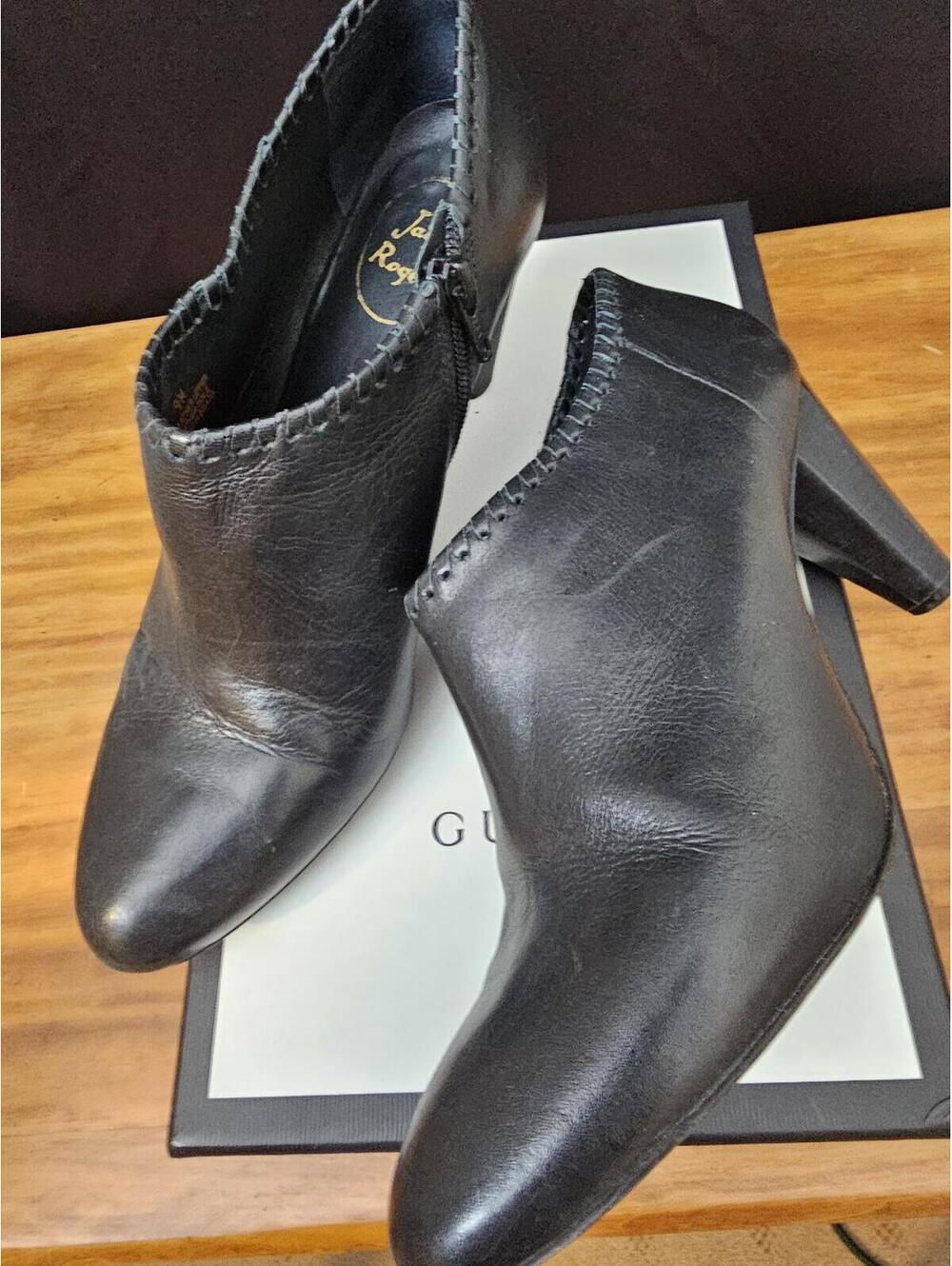 Jack Rogers Boots Black Womens Size 9 Side Zipper